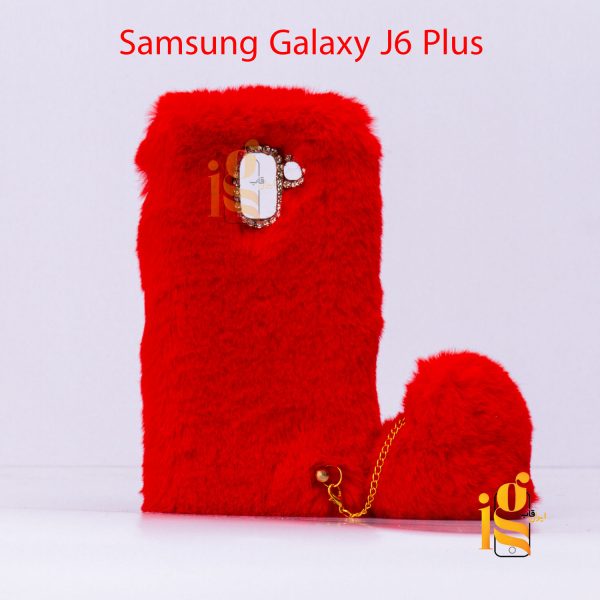 گارد فانتزی آویز قلب موبایل سامسونگ J6 Plus