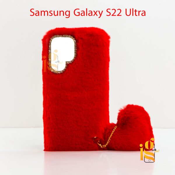 گارد فانتزی آویز قلب موبایل سامسونگ S22 Ultra