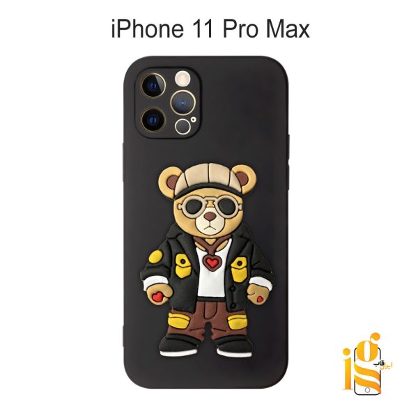قاب موبایل پسرانه خرس گنگ استایل برای گوشی اپل آیفون 11 Pro Max