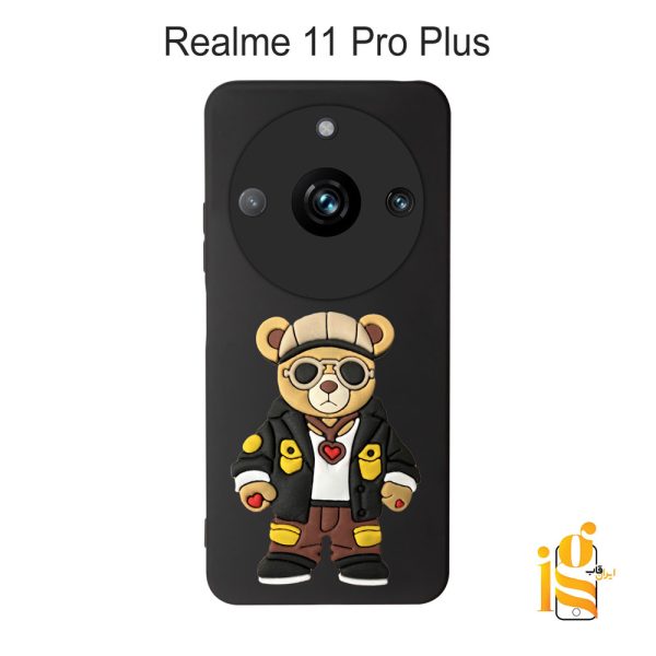 قاب موبایل پسرانه خرس گنگ استایل برای گوشی ریلمی realme 11 Pro Plus
