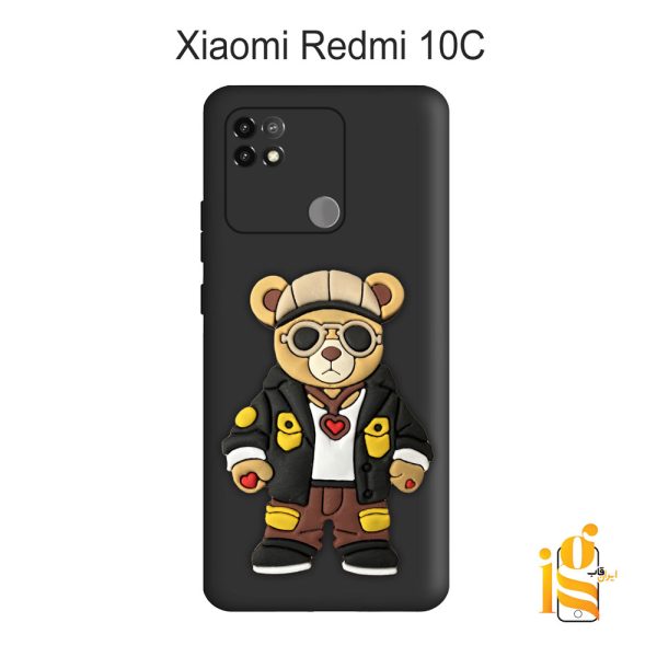 قاب موبایل پسرانه خرس گنگ استایل برای گوشی شیائومی ردمی Redmi 10C