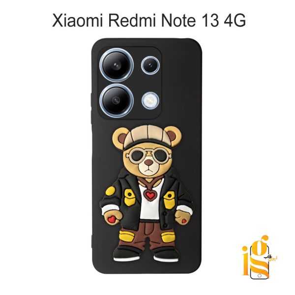 قاب موبایل پسرانه خرس گنگ استایل برای گوشی شیائومی ردمی نوت Redmi Note 13 4G