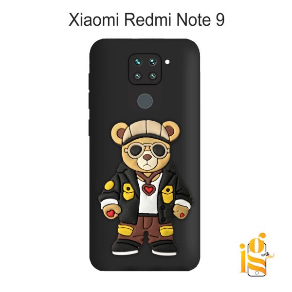 قاب موبایل پسرانه خرس گنگ استایل برای گوشی شیائومی ردمی نوت Redmi Note 9