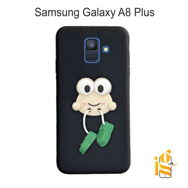 قاب گوشی عروسکی طرح قورباغه برای موبایل سامسونگ A8 Plus