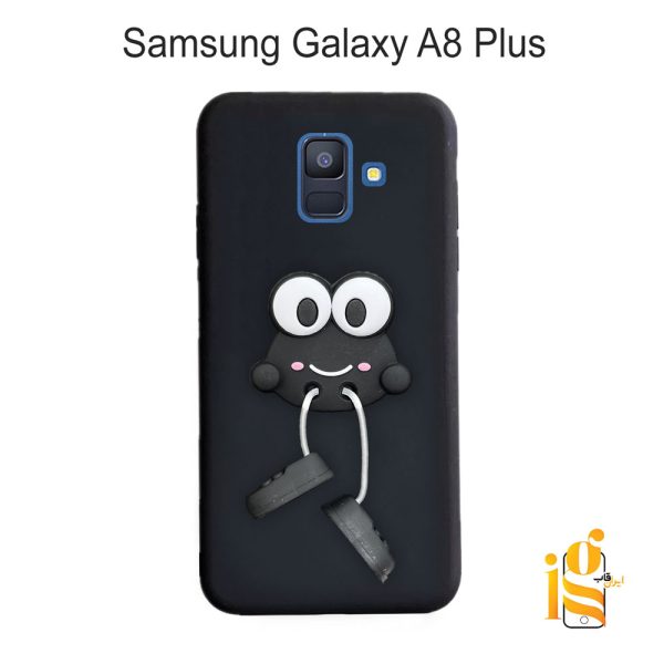 قاب گوشی عروسکی طرح قورباغه برای موبایل سامسونگ A8 Plus