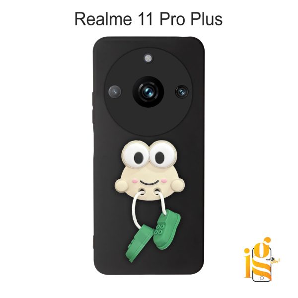 قاب گوشی عروسکی طرح قورباغه برای موبایل ریلمی realme 11 Pro Plus