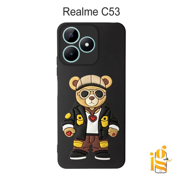قاب موبایل پسرانه خرس گنگ استایل برای گوشی ریلمی Realme C53