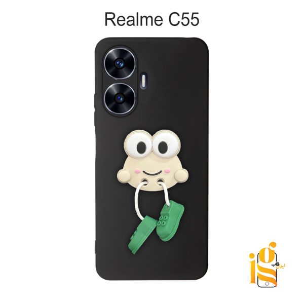 قاب گوشی عروسکی طرح قورباغه برای موبایل ریلمی realme C55