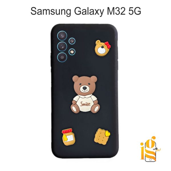 قاب دخترانه خرس پاستیلی برای موبایل سامسونگ M32 5G