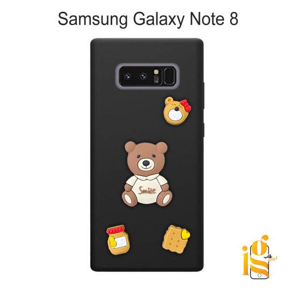 قاب دخترانه خرس پاستیلی برای موبایل سامسونگ Note 8