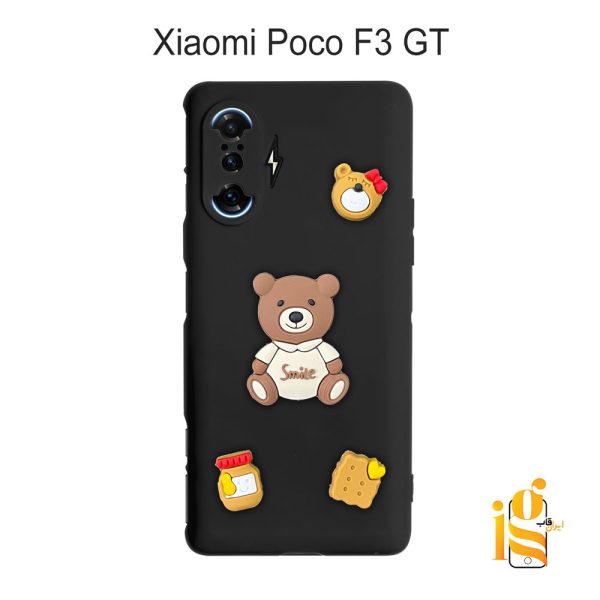قاب دخترانه خرس پاستیلی برای موبایل شیایومی پوکو Poco F3 GT