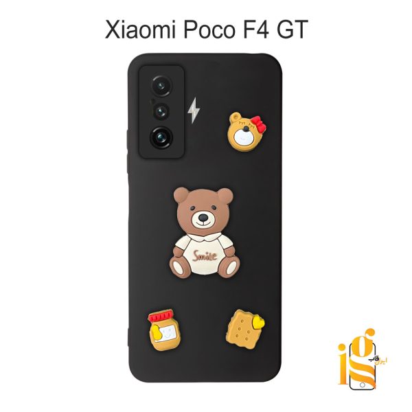 قاب دخترانه خرس پاستیلی برای موبایل شیایومی پوکو Poco F4 GT