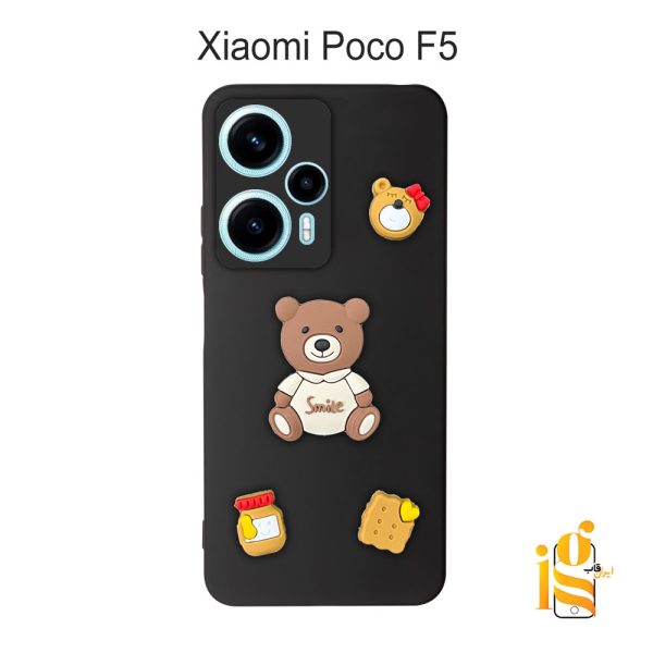 قاب دخترانه خرس پاستیلی برای موبایل شیایومی پوکو Poco F5