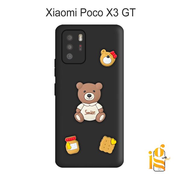 قاب دخترانه خرس پاستیلی برای موبایل شیایومی پوکو Poco X3 GT