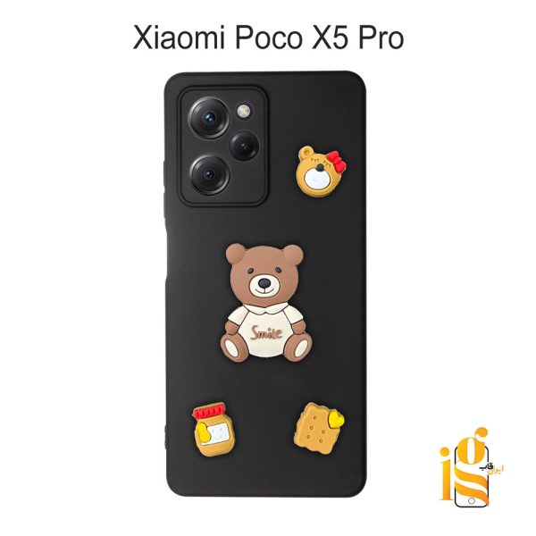 قاب دخترانه خرس پاستیلی برای موبایل شیایومی پوکو Poco X5 Pro