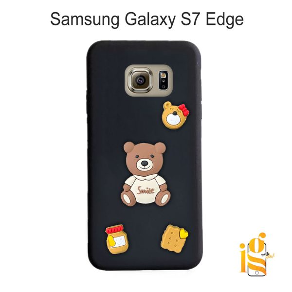 قاب دخترانه خرس پاستیلی برای موبایل سامسونگ S7 Edge