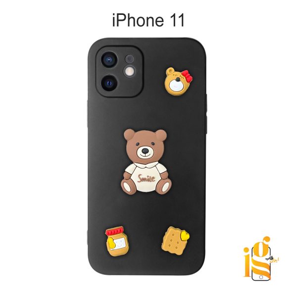 قاب دخترانه خرس پاستیلی برای موبایل اپل ایفون iPhone 11