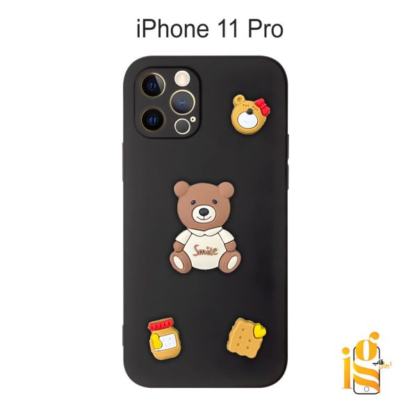 قاب دخترانه خرس پاستیلی برای موبایل اپل ایفون iPhone 11 Pro