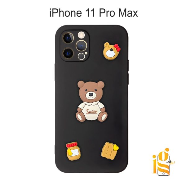 قاب دخترانه خرس پاستیلی برای موبایل اپل ایفون iPhone 11 Pro Max