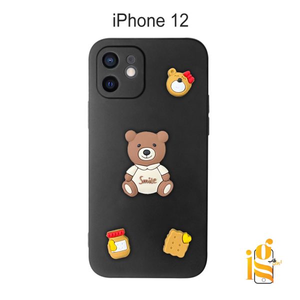 قاب دخترانه خرس پاستیلی برای موبایل اپل ایفون iPhone 12