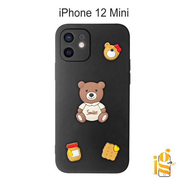 قاب دخترانه خرس پاستیلی برای موبایل اپل ایفون iPhone 12 Mini