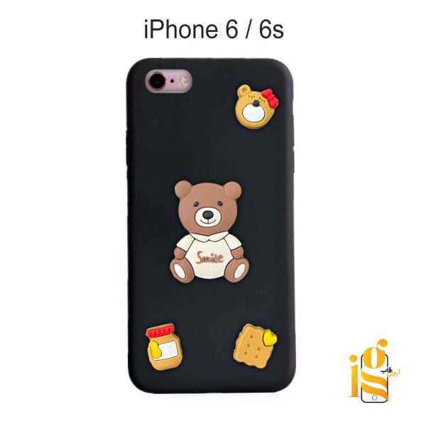 قاب دخترانه خرس پاستیلی برای موبایل اپل ایفون iPhone 6 / 6s