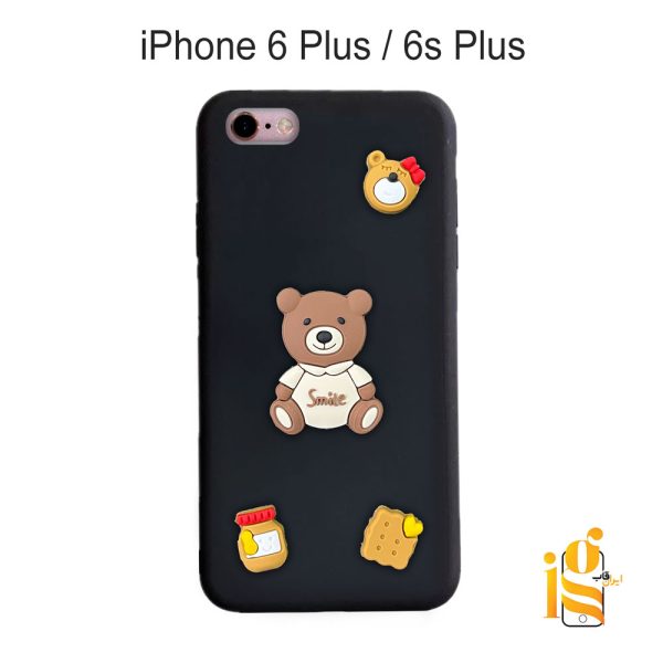 قاب دخترانه خرس پاستیلی برای موبایل اپل ایفون iPhone 6s Plus / 6 Plus