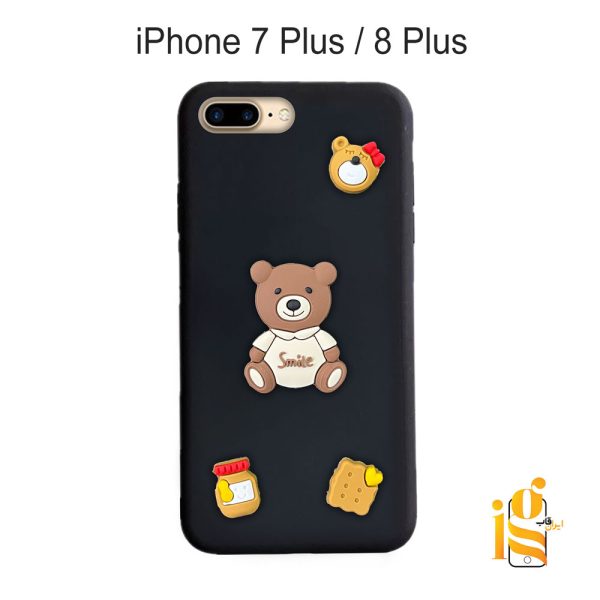 قاب دخترانه خرس پاستیلی برای موبایل اپل ایفون iPhone 7 Plus / 8 Plus