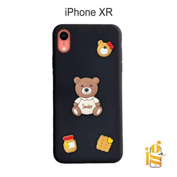 قاب دخترانه خرس پاستیلی برای موبایل اپل ایفون iPhone XR