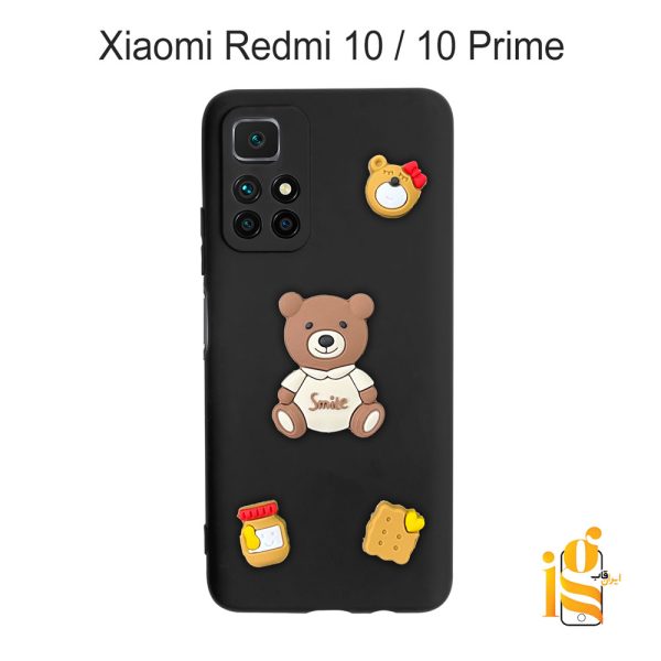 قاب دخترانه خرس پاستیلی برای موبایل شیایومی ردمی Redmi 10 / 10 Prime