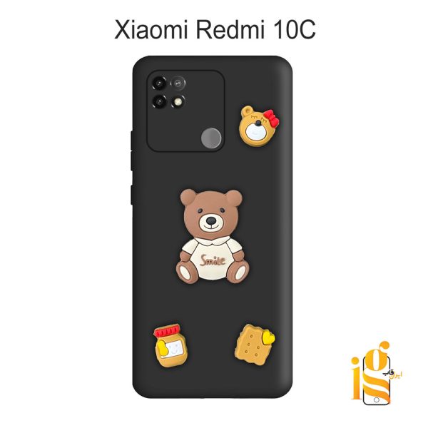 قاب دخترانه خرس پاستیلی برای موبایل شیایومی ردمی Redmi 10C