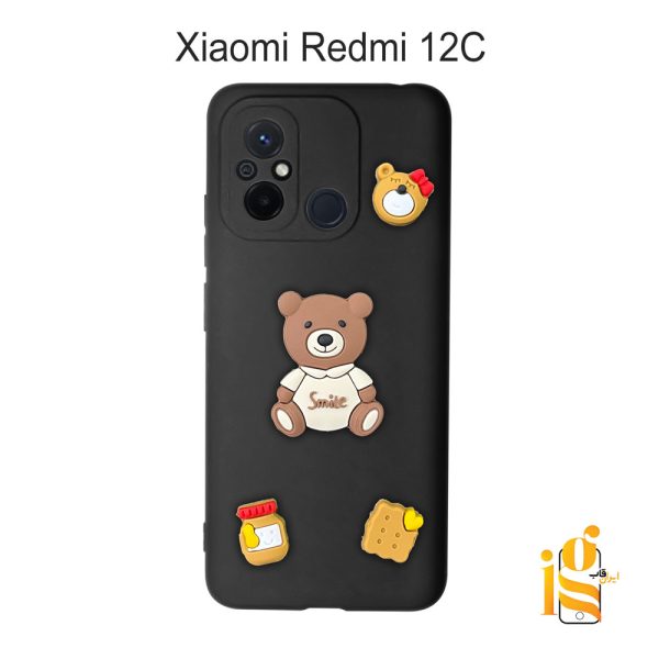 قاب دخترانه خرس پاستیلی برای موبایل شیایومی ردمی Redmi 12C