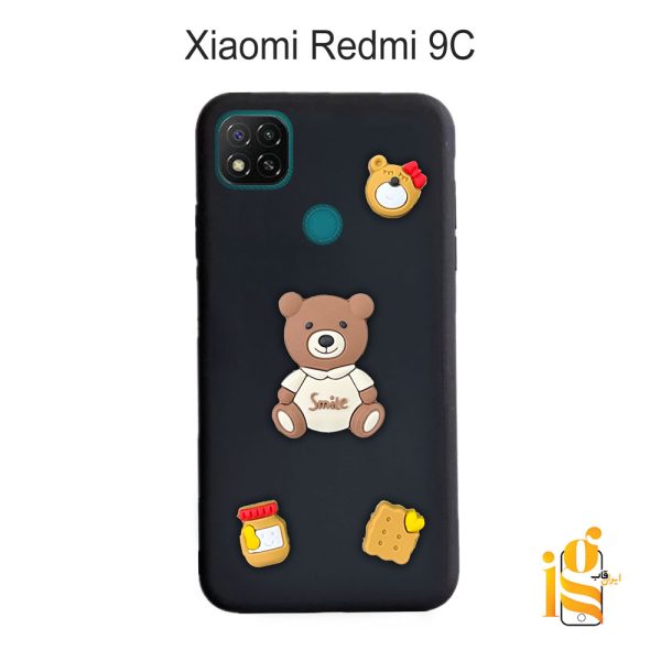 قاب دخترانه خرس پاستیلی برای موبایل شیایومی ردمی Redmi 9C