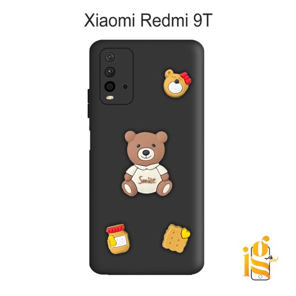 قاب دخترانه خرس پاستیلی برای موبایل شیایومی ردمی Redmi 9T