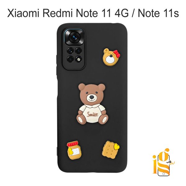 قاب دخترانه خرس پاستیلی برای موبایل شیایومی ردمی نوت Redmi Note 11 4G / Note 11s