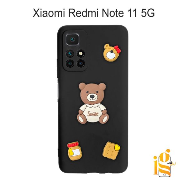 قاب دخترانه خرس پاستیلی برای موبایل شیایومی ردمی نوت Redmi Note 11 5G