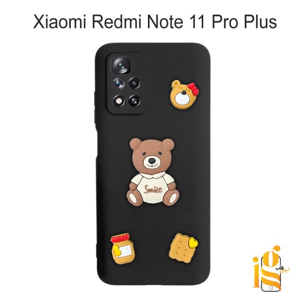 قاب دخترانه خرس پاستیلی برای موبایل شیایومی ردمی نوت Redmi Note 11 Pro Plus