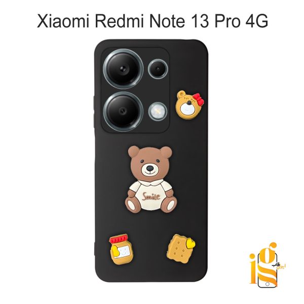 قاب دخترانه خرس پاستیلی برای موبایل شیایومی ردمی نوت Redmi Note 13 Pro 4G