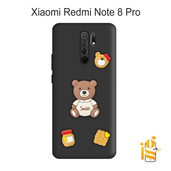 قاب دخترانه خرس پاستیلی برای موبایل شیایومی ردمی نوت Redmi Note 8 Pro
