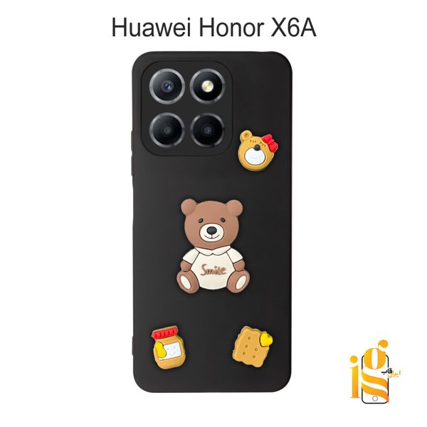 قاب دخترانه خرس پاستیلی برای موبایل هواوی آنر Honor X6A