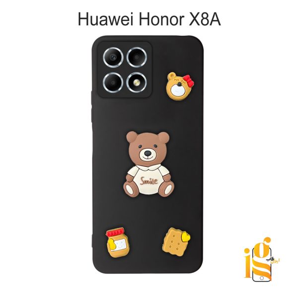 قاب دخترانه خرس پاستیلی برای موبایل هواوی آنر Honor X8A