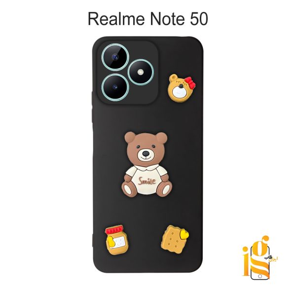 قاب دخترانه خرس پاستیلی برای موبایل ریلمی Realme Note 50