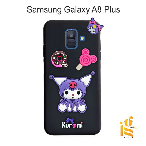 گارد گوشی عروسکی کرومی برای موبایل سامسونگ A8 Plus