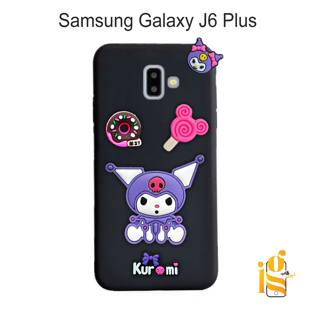 قاب گوشی کرومی سامسونگ J6 Plus گارد گوشی عروسکی کرومی برای موبایل سامسونگ J6 Plus