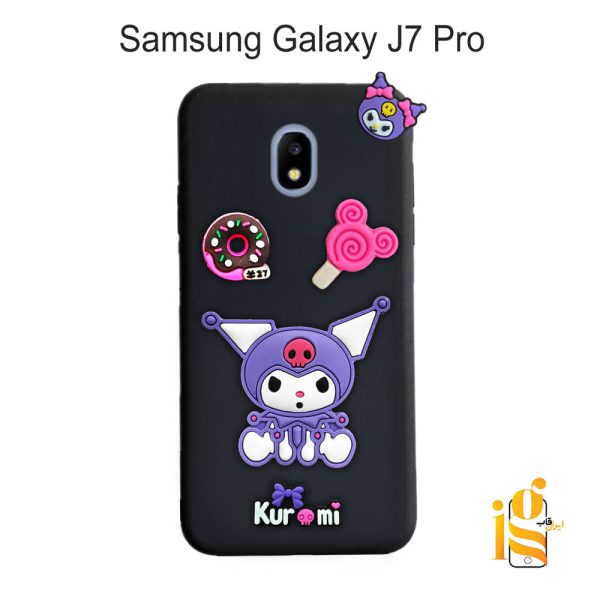 گارد گوشی عروسکی کرومی برای موبایل سامسونگ J7 Pro