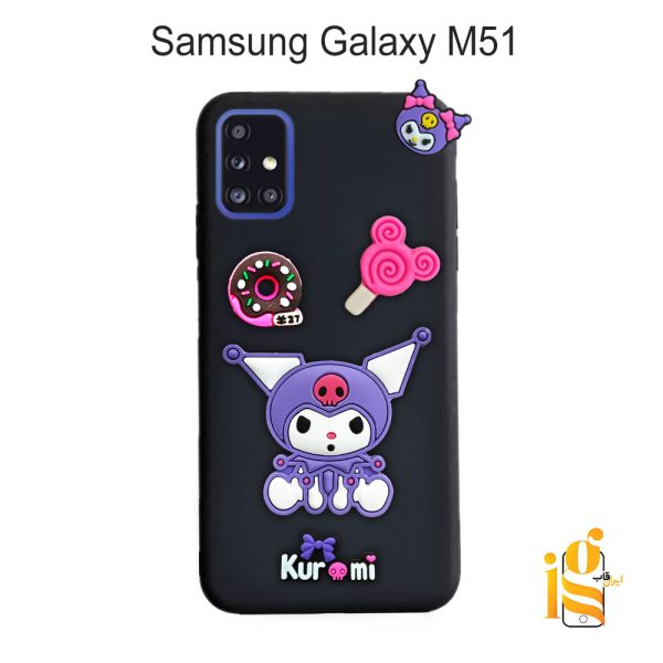 گارد گوشی عروسکی کرومی برای موبایل سامسونگ M51