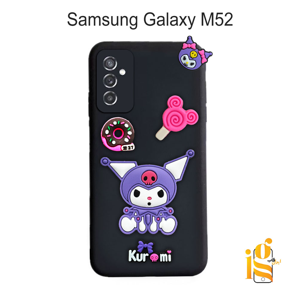 قاب گوشی کرومی سامسونگ M52 گارد گوشی عروسکی کرومی برای موبایل سامسونگ M52