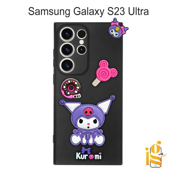 گارد گوشی عروسکی کرومی برای موبایل سامسونگ S23 Ultra