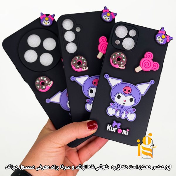 گارد گوشی عروسکی کرومی برای موبایل اپل آیفون