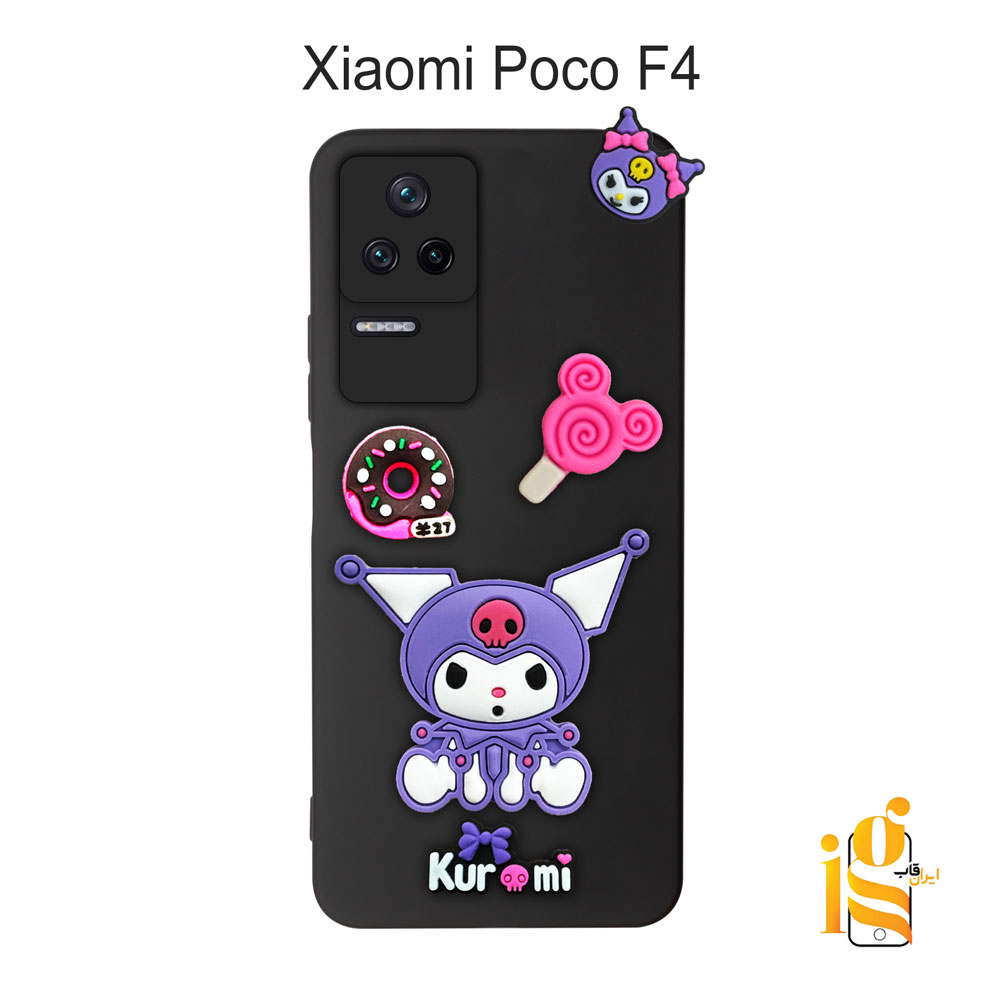 قاب گوشی کرومی شیائومی پوکو Poco F4 گارد گوشی عروسکی کرومی برای موبایل شیائومی پوکو Poco F4